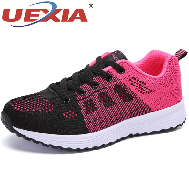 

UEXIA Brand Women Casual loafers Breathable Summer Flat Shoes Woman Slip on Casual Shoes New Zapatillas Flats Shoes