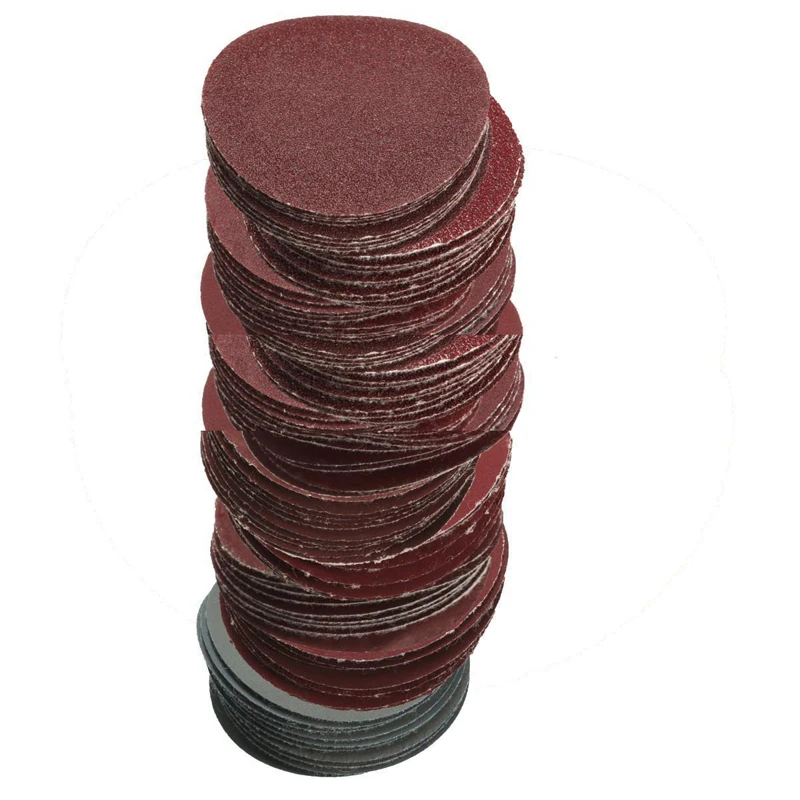 10pcs/set 2" 5cm Round Sanding Discs Polishing Pad Sander Paper Set 80-3000Grit