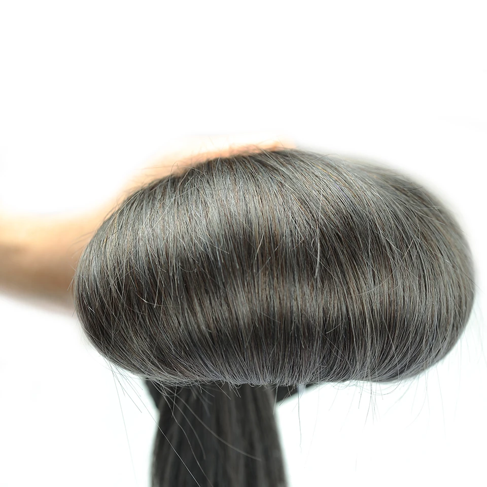 Shiningstar бразильские 3 серые пряди с закрытием прямые человеческие волосы цветные льняные серые волосы плетение пряди с закрытием Noremy