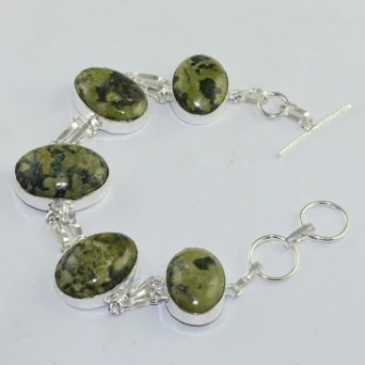 

Jaspers Silver Overlay on Copper Bracelet , 22 cm, B1726