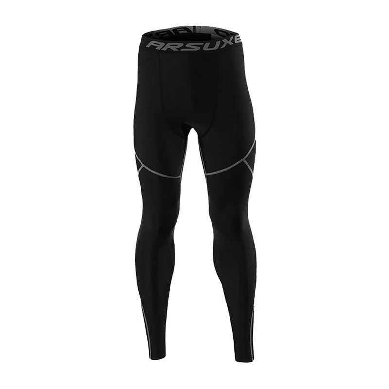 Мужское быстросохнущее термобелье для велоспорта, быстросохнущее нижнее белье для катания на лыжах/верховой езды/альпинизма/пешего туризма - Цвет: Black Gray Pants