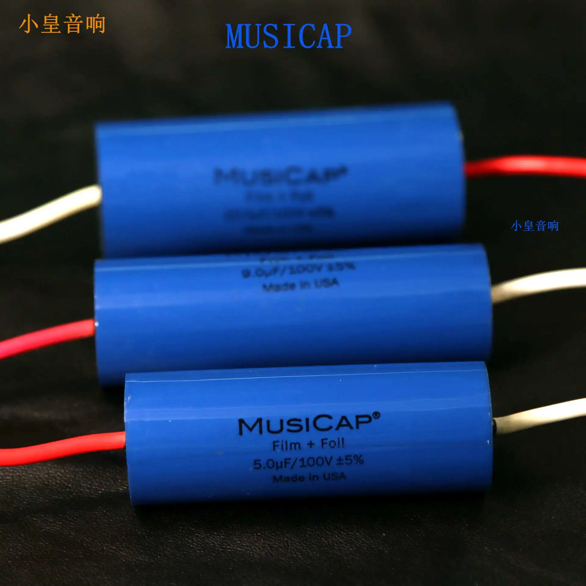 1lot/2pcs American original MusiCap 0.68uf-15UF 100V speaker divider capacitor axial capacitor free shipping