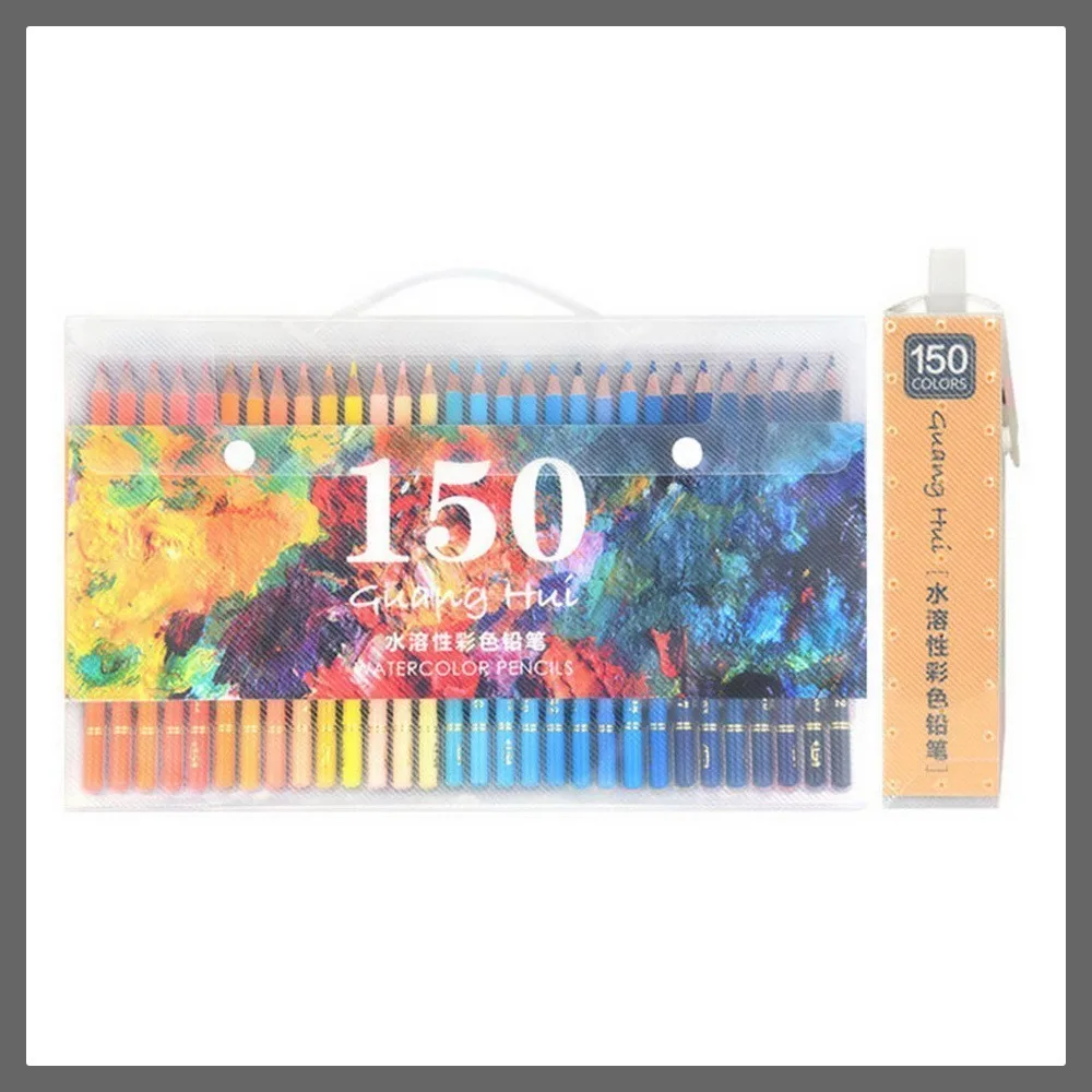 

Hot 150 water-soluble color pencil school supplies practical environmental protection GOOD