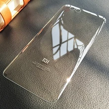 Задний корпус для XIAOMI Mi6, задняя крышка для Mi 6, чехол на батарейку, полностью прозрачный стеклянный чехол с клеем