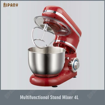 

NW6178 Kitchen Food Stand Mixer Stainless Steel Bowl Cream Egg Whisk Blender Cake Dough Bread Mixer Maker Machine 1200W 4L