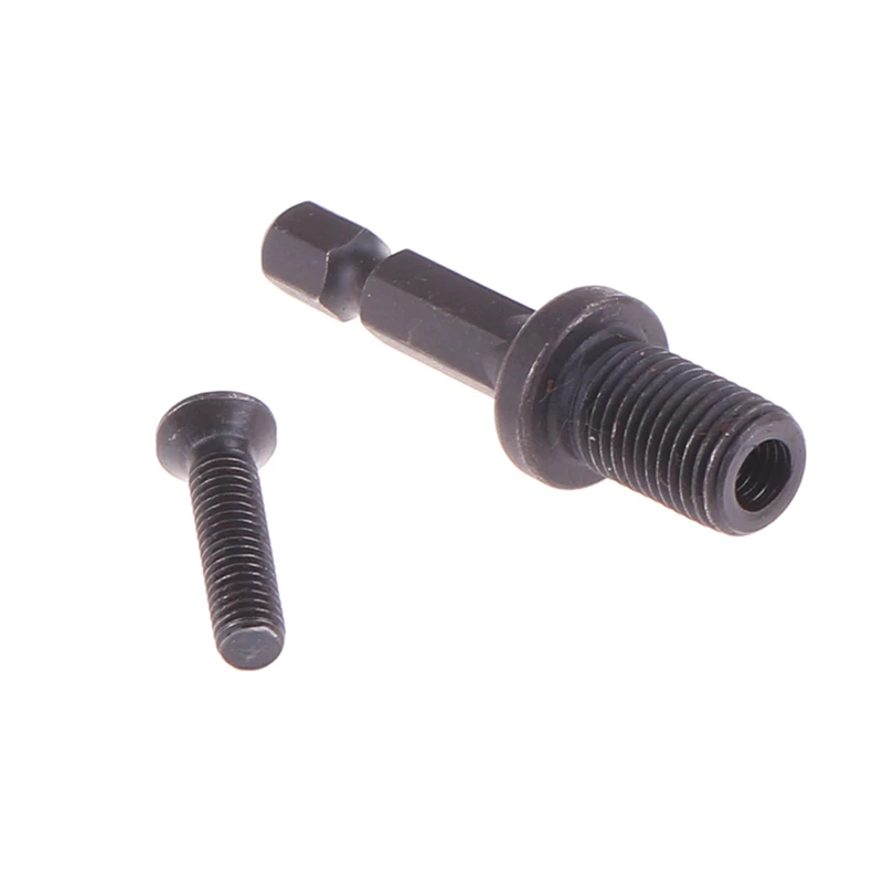 1/4"Hex Shank Adapter Male Thread Screw Drill Chuck 6mm,10mm,13mm 3/8"-24UNF JH