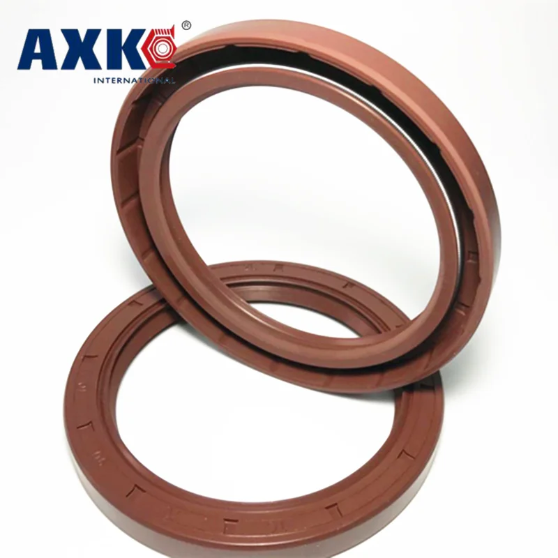 

AXK 1PCS 78x100x10 80x120x12 Viton FKM Fluorine Rubber Spring Two Lip TC Ring Gasket Radial Shaft Skeleton Oil Seal