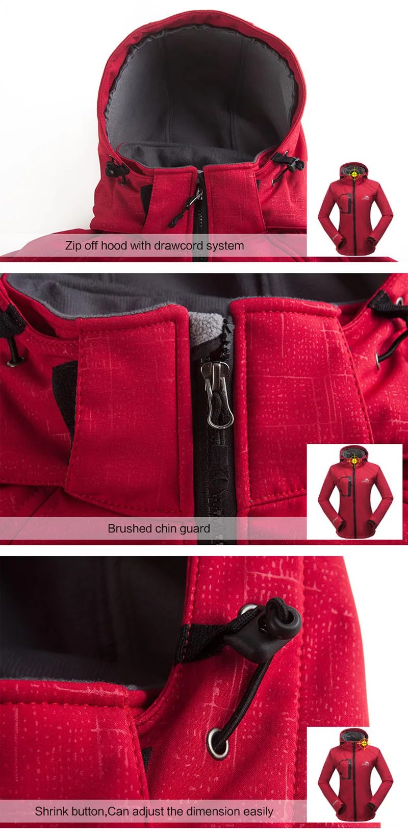 Pesca de Esqui Cabolsa de Acampamento Jaqueta ao ar Livre para Mulheres dos Homens Novo Masculino Feminino Sportwear Softshell Blusão Escalada Jaquetas Caminhadas Cabolsas 23 casaco de acampamento softshell jaqueta ao ar