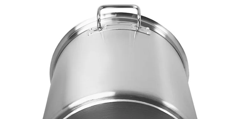 Нержавеющая сталь композитный базы Pots 25 см~ 60 см 1,5 см утолщаются суп Panela большой Ёмкость гостиничная кухонная утварь
