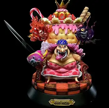 

23cm One piece Charlotte Linlin Big Mom throne action figure PVC Doll anime toys collection for friend gift without retail box