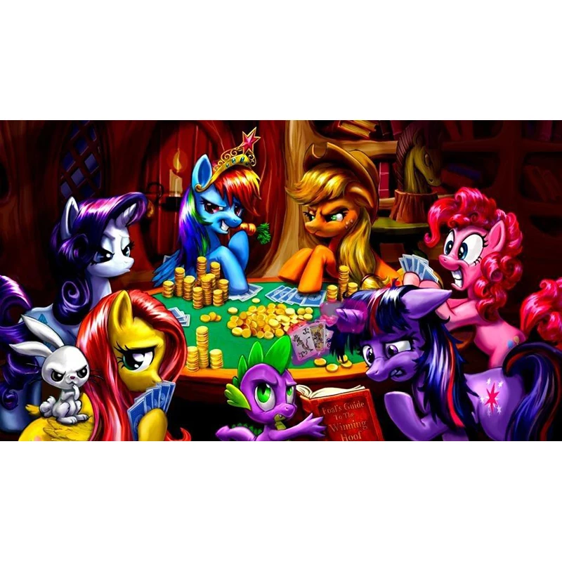 

3d diy Diamond painting Cross Stitch kit Diamond Embroidery Cartoon Unicorn home decor mosaic pattern picture KBL