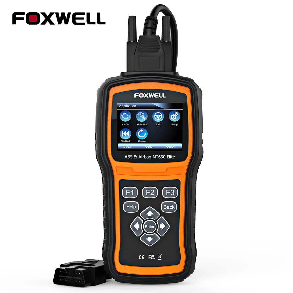 FOXWELL NT630 Elite OBD2 автомотоскоп ABS SAS подушка безопасности столкновение сброс данных