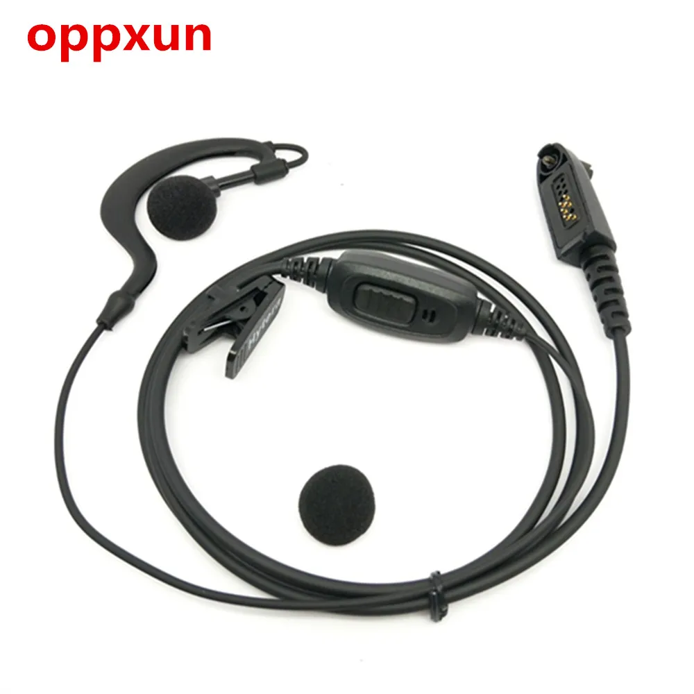 Oppxun грубые и прочный одного PTT гарнитура для Hytera tc780 780 м 790 м 880gm 890gm 3000 г 720 s 3600 3600 м и т. д. Портативная рация