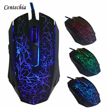 

2018 New Gaming Mouse 4000DPI 6 Buttons Colorful LED Optical USB Wired Mouse Gamer Mice computer mause mouse For Pro Gamer