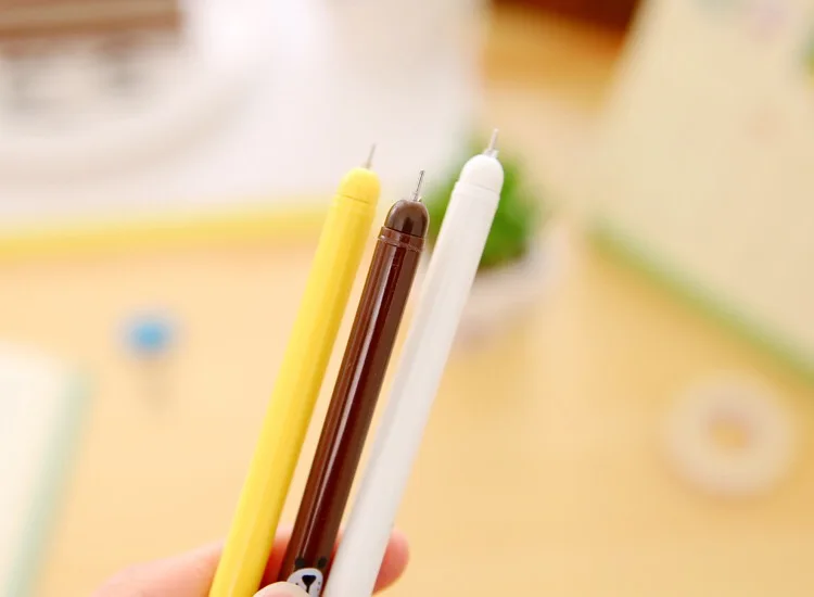Мультфильм Мэн кролик медведь нейтральная ручка Сяо Qingxin студент подпись ручка милый черный 0,38 мм воды