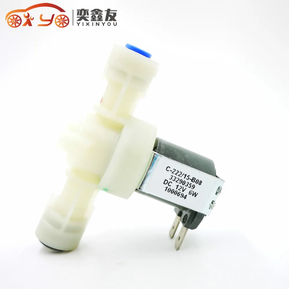 100 шт./лот элби электромагнитный клапан DC12V 6 Вт нормально закрытый 12 В электромагнитный клапан C-222/15-B08(6,3