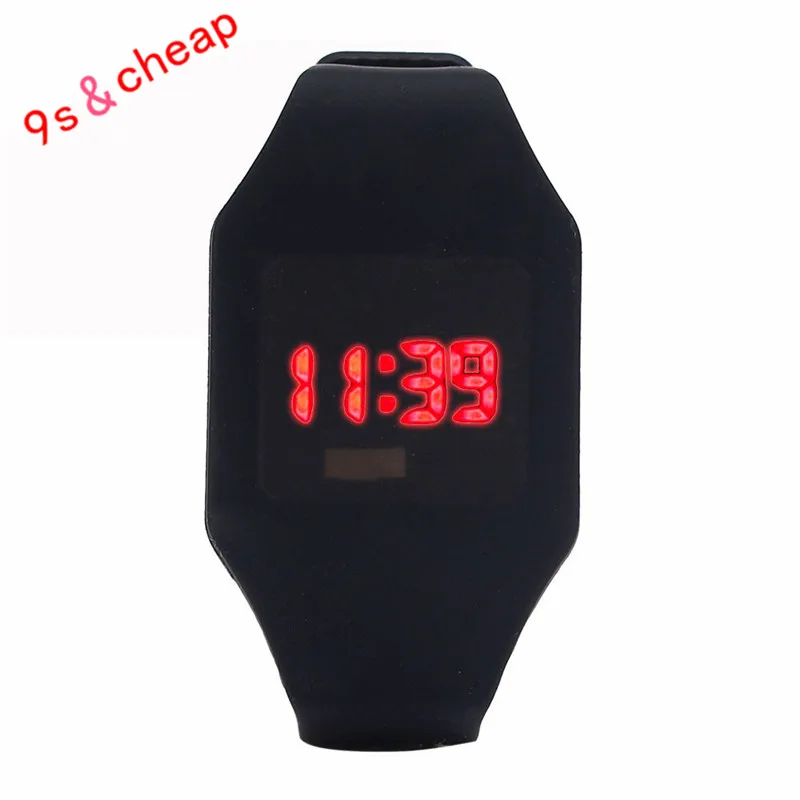 

Men's Women's children's watch 2017 best-selling outdoor sports Required Silicone LED Sports Bracelet Digital Wrist Watch #00