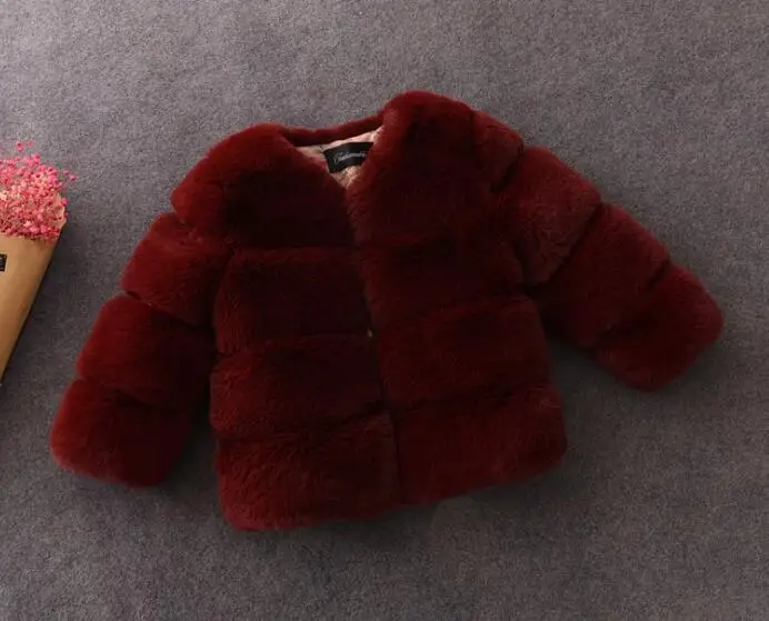

Baby Toddler Faux Fur Leopard Coat with belt Girls WinterWarm Jacket Snowsuit Children outerwear Winter wear Clothes