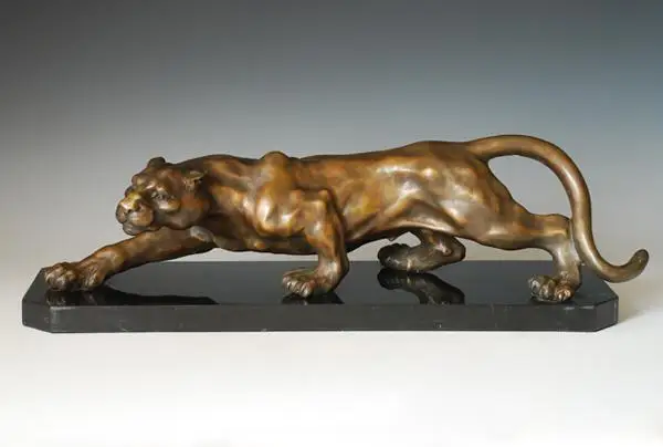 

Copper bronze leopard crafts furnishings animal ornaments (Shen Bao AL-023) * Hongxin sculpture