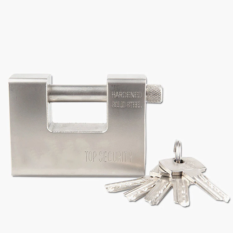 

1pcs Large Horizontal Open Padlock Warehouse Door Lock Padlock Beam Super B-class Anti-smash Anti-theft Pure Copper Lock Core