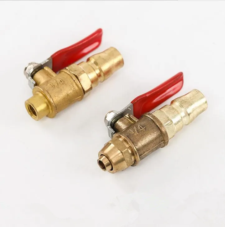 2 шт./комплект уплотненный латунный пневматический внутренний резьбовой шаровой кран аксессуары для воздушного компрессора быстрое соединение 8 мм