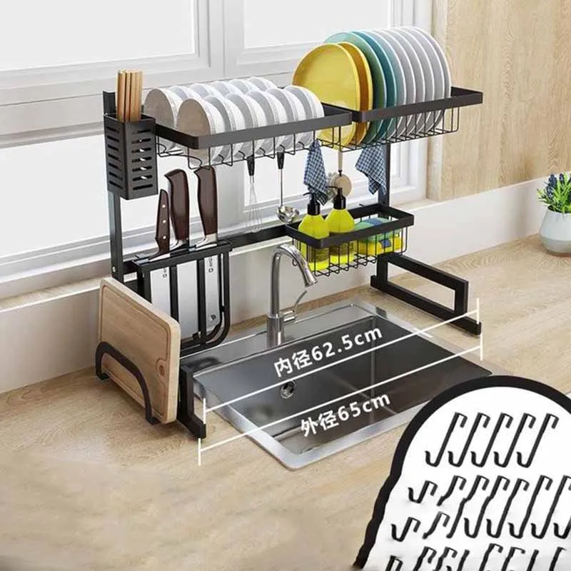  kitchen accessories Sink Drain Rack Kitchen Shelf IKE Floor Sink Rack Kitchen organization kitchen  - 4000020514619