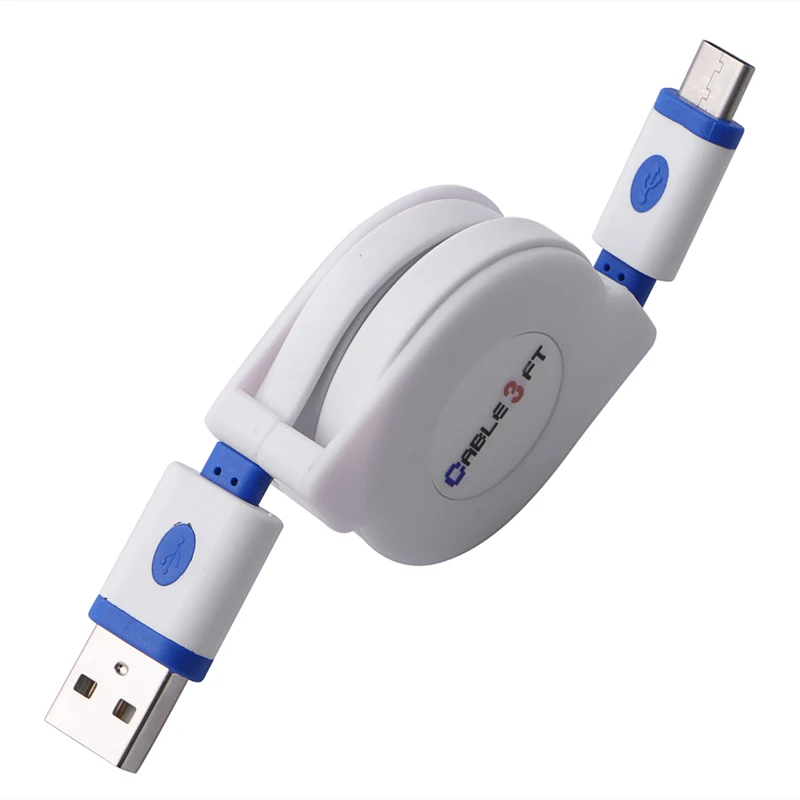 

1M Retractable Charge Charger Data Type-C USB Cable For Oneplus 3 Three 2 LG