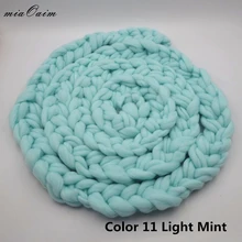 Ручная работа Мягкая оплетка новорожденный реквизит для фотосессии корзина Stuffer фон шарф одеяло новорожденный фотосъемка реквизит Детские подарки для душа