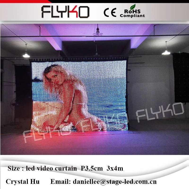 LED video curtain bc