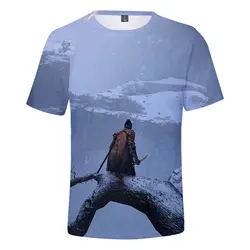 2019 новая игра Harajuku Горячие SEKIRO тени Die дважды 3D футболка с напечатанным человеком короткий рукав лето для женщин Футболка XXS-4XL повседневная