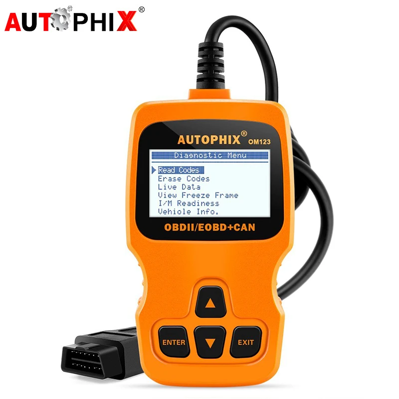 AUTOPHIX OM123 OBD2 автомобиля диагностический сканер OBD 2 диагностики авто двигателя код