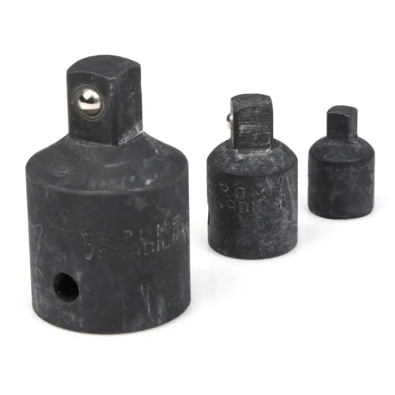3 шт./компл. гнездо адаптера Редуктор 3/4 "3/8" 1/2 дюймов Drive Air Impact Heavy Duty храповой адаптер конвертер Набор универсальный