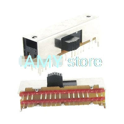 5 шт. x Панель PCB 30 контактный 4 позиционный 6P4T мини скользящий переключатель