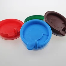 200 шт./лот вращения пластиковая кружка для кофе, молока крышкой чехол для бутылок крышки для чашки с крышкой