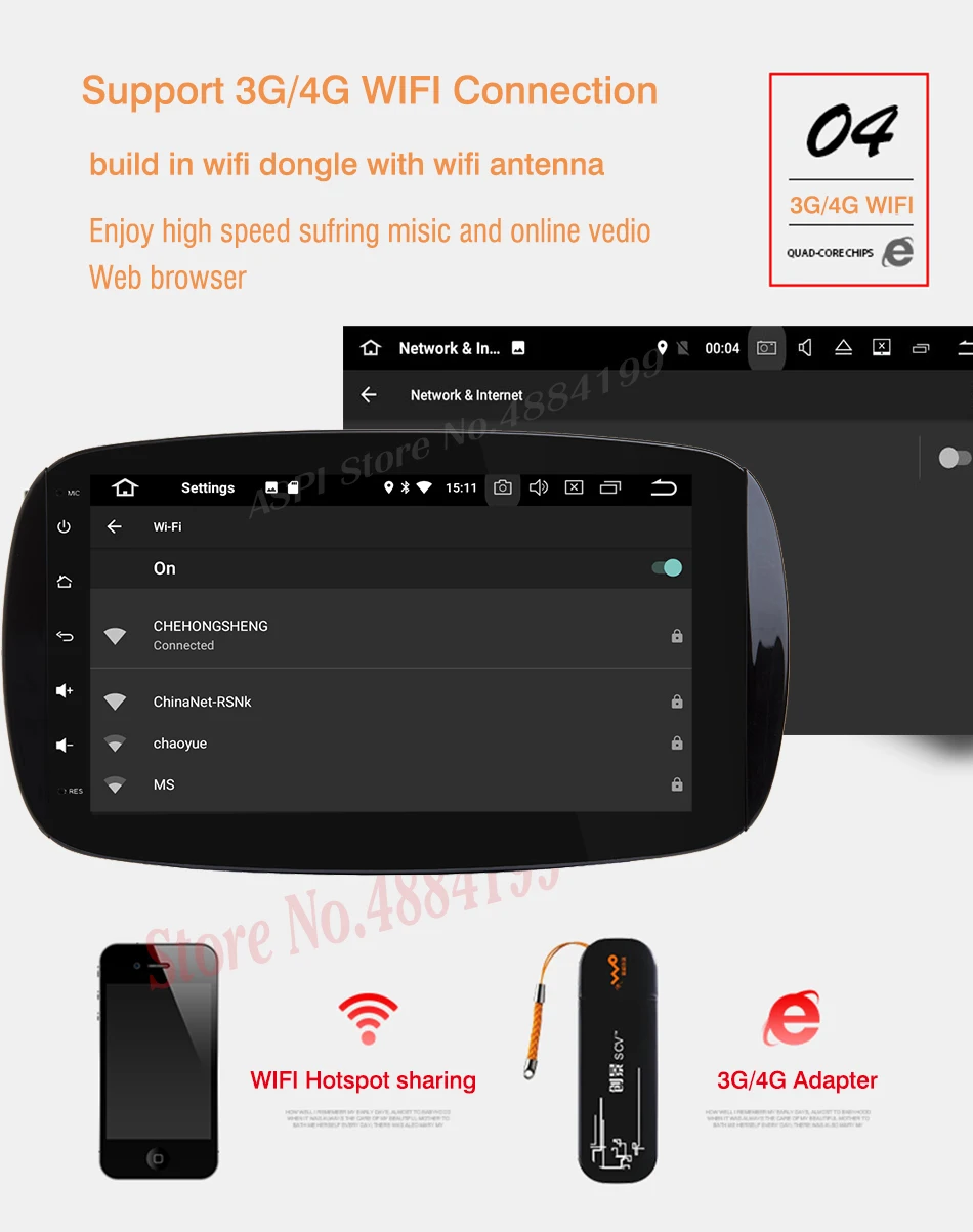 Discount Android 9 Car Stereo Radio no DVD multiplayer for Benz Smart Fortwo 2016 2017 2018  Radio wifi BT Head Unit GPS navigation 5