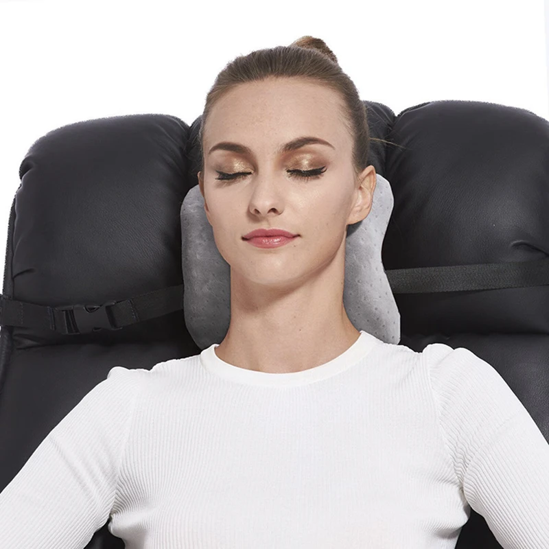 L082-Airplane Memory Foam  Neck Pillow Comfortable Travel Pillows For Sleep Nap Pillow for office  Car  Head Cushion (2)