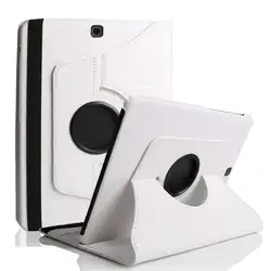360 градусов вращающийся искусственная кожа флип чехол для samsung Galaxy Tab 9,7 SM-T550 T550 T551 SM-T555 TabA 9,7 чехол для планшета Стекло
