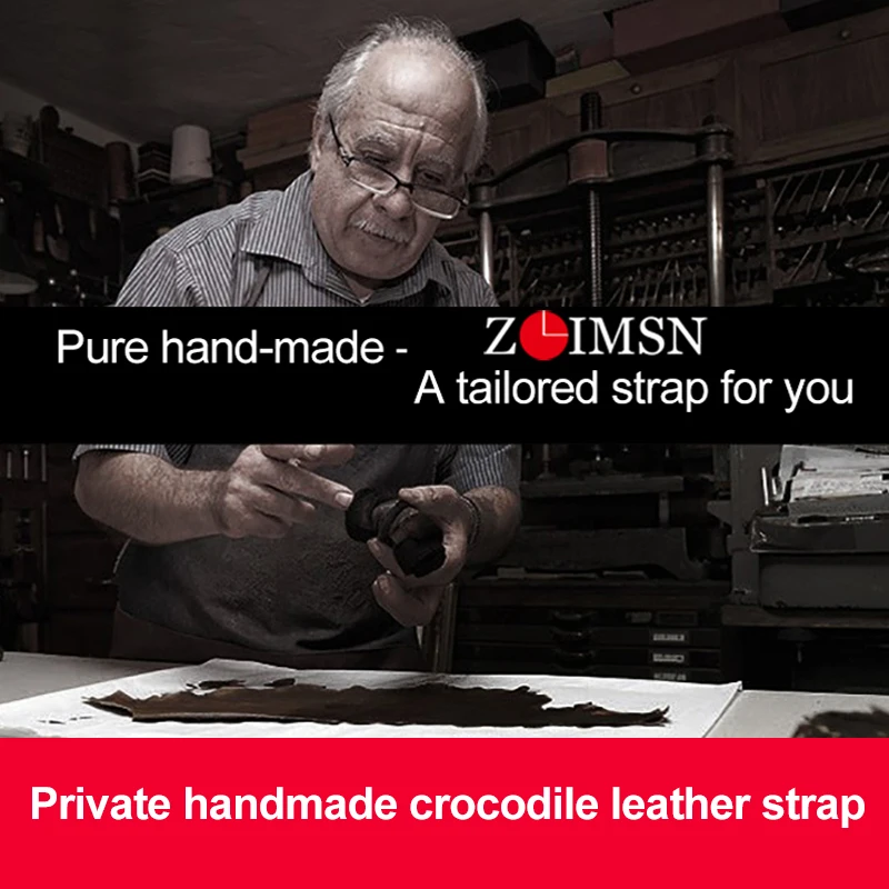 

ZLIMSN Privately customized alligator strap