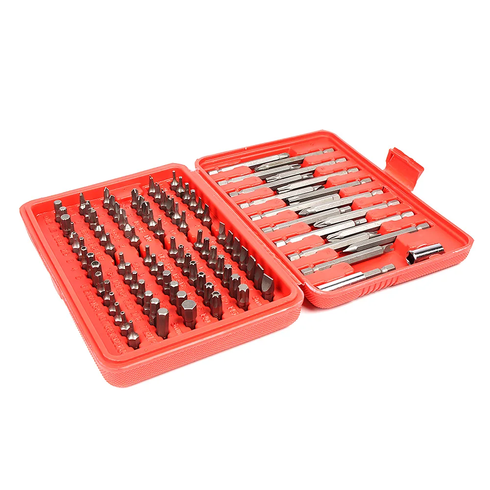 

98PCS Safety Tamper Thread Screwdriver Hex Wrench Set Electric Screwdriver Rod Bracket Set of Multi-purpose Repair Tool