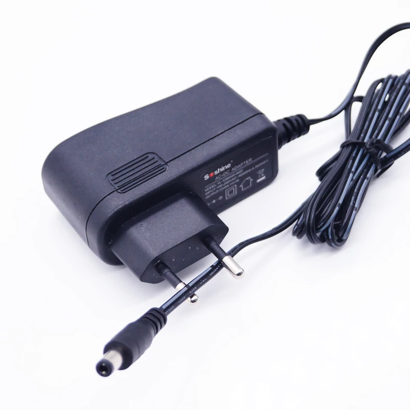 Soshine AC DC адаптер 12V 1A 100-240V конвертер зарядное устройство источник питания