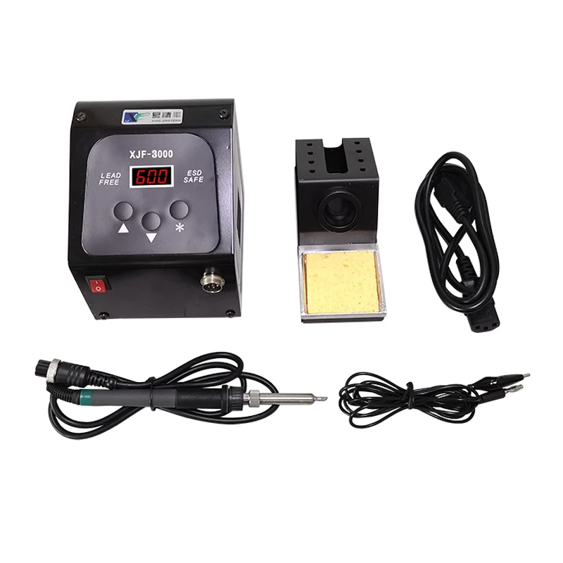 XJF3000 150W DC Digital Lead-free Soldering Station High Frequency Eddy Current Temperature Adjustable XJF3000 150W DC Digital Lead-free Soldering Station High Frequency Eddy Current Temperature Adjustable