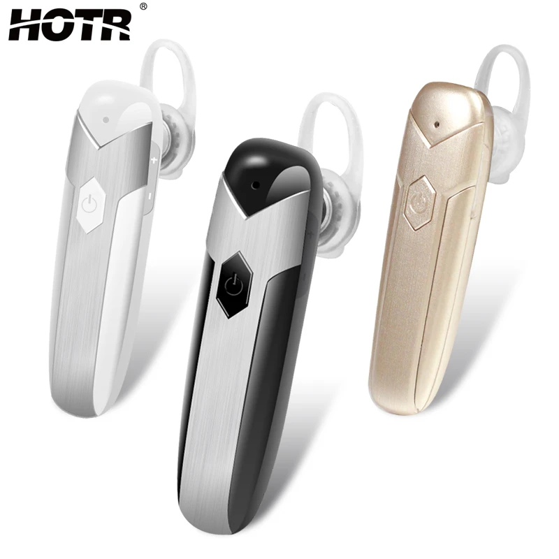 

HOTR Long Last Time Wireless Bluetooth Earphone with HD Mic Stereo Sound Earphone Voice Prompt Sweat-proof Earbud fone de ouvido