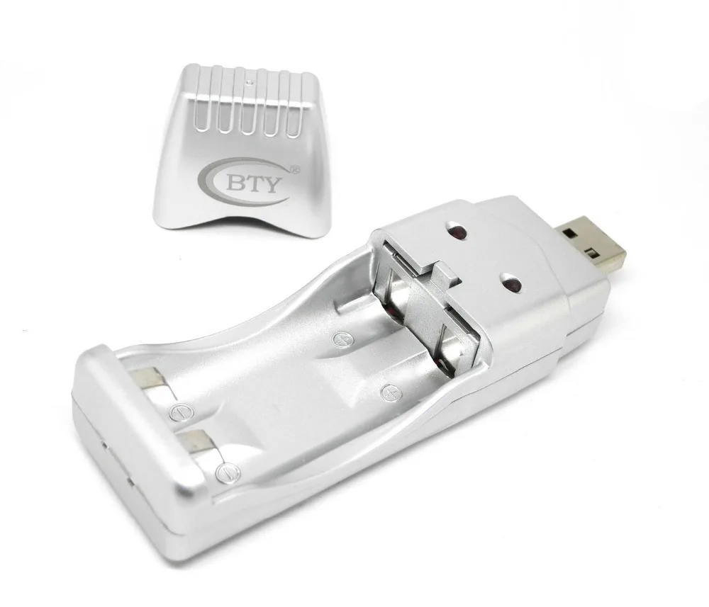 Универсальное зарядное устройство с 2 слотами USB для зарядки аккумуляторных
