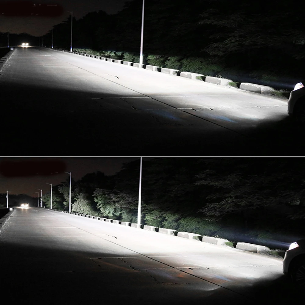 2 шт. 2,5 дюйма би светодиодный проектор объектив высокого ближнего и дальнего света для Универсальный Автомобильный светодиодный фар автомобиля модели h1 h4 h7 d1 hb3 hb4 модернизации изменить