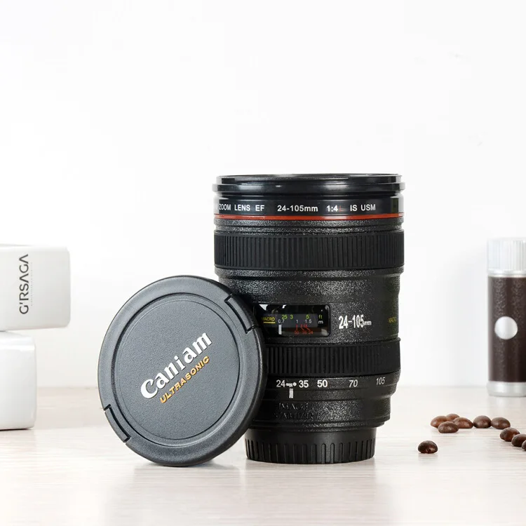 

Free shipping CPAM Coffee camera lens mug cup Caniam logo Drop shipping