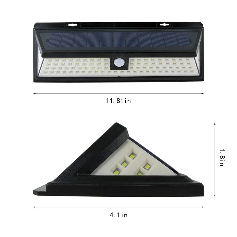 Новый Солнечный свет 118 LED PIR датчик движения лампа на открытом воздухе IP65