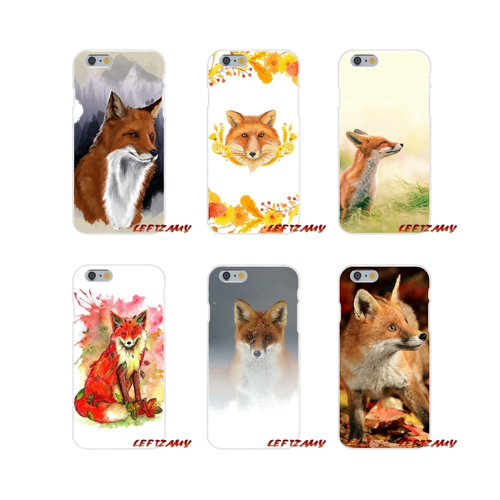 Silicone Phone Case Cover For Samsung Galaxy S3 S4 S5 MINI S6 S7 edge S8 S9 Plus Note 2 3 4 5 8 Cute Fox in Autumn Leaves Forest | Мобильные