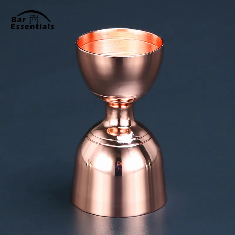 

Copper Plated Cocktail Jigger 30ml/60ml Bar Jigger Bell Jigger Measuring Liquor Shot Cup Drink Mixer Measurer