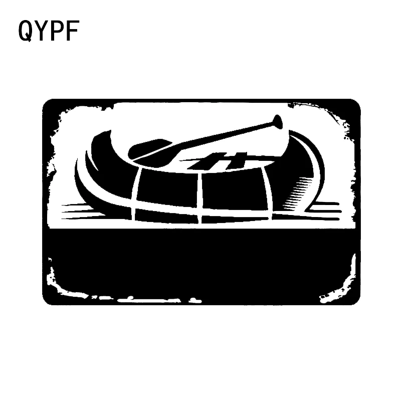 

QYPF 15.6*10.1CM Interesting Lake Outdoor Adventure Rafting Kayaking Decor Car Vinyl Sticker C16-1251