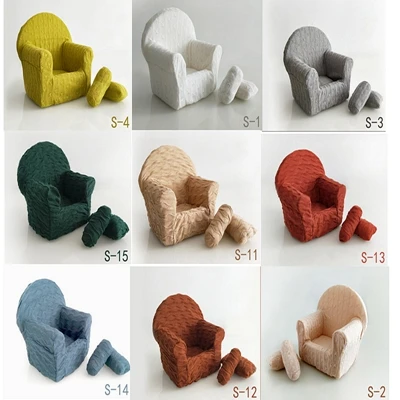 baby sofa cover & pillow newborn photography prop baby seats cover prop baby posing Studio Infant Photoshoot Accessories